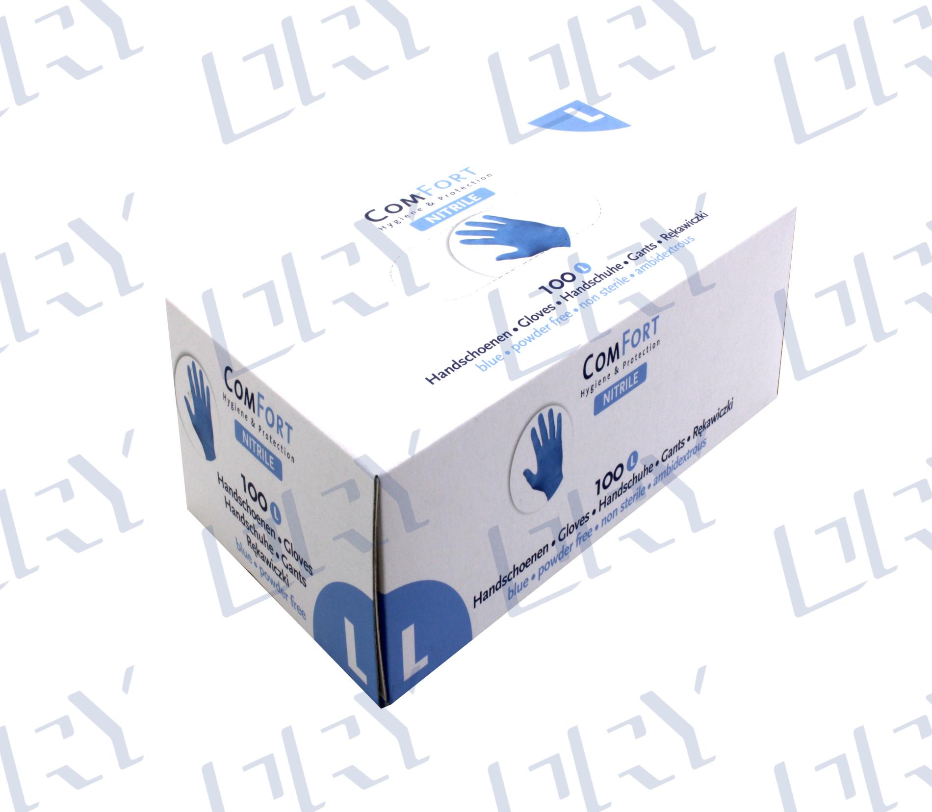 7115084 - PAK NITRIL HANDSCHOENEN BLAUW - L (ONGEPOEDERD) - kopie