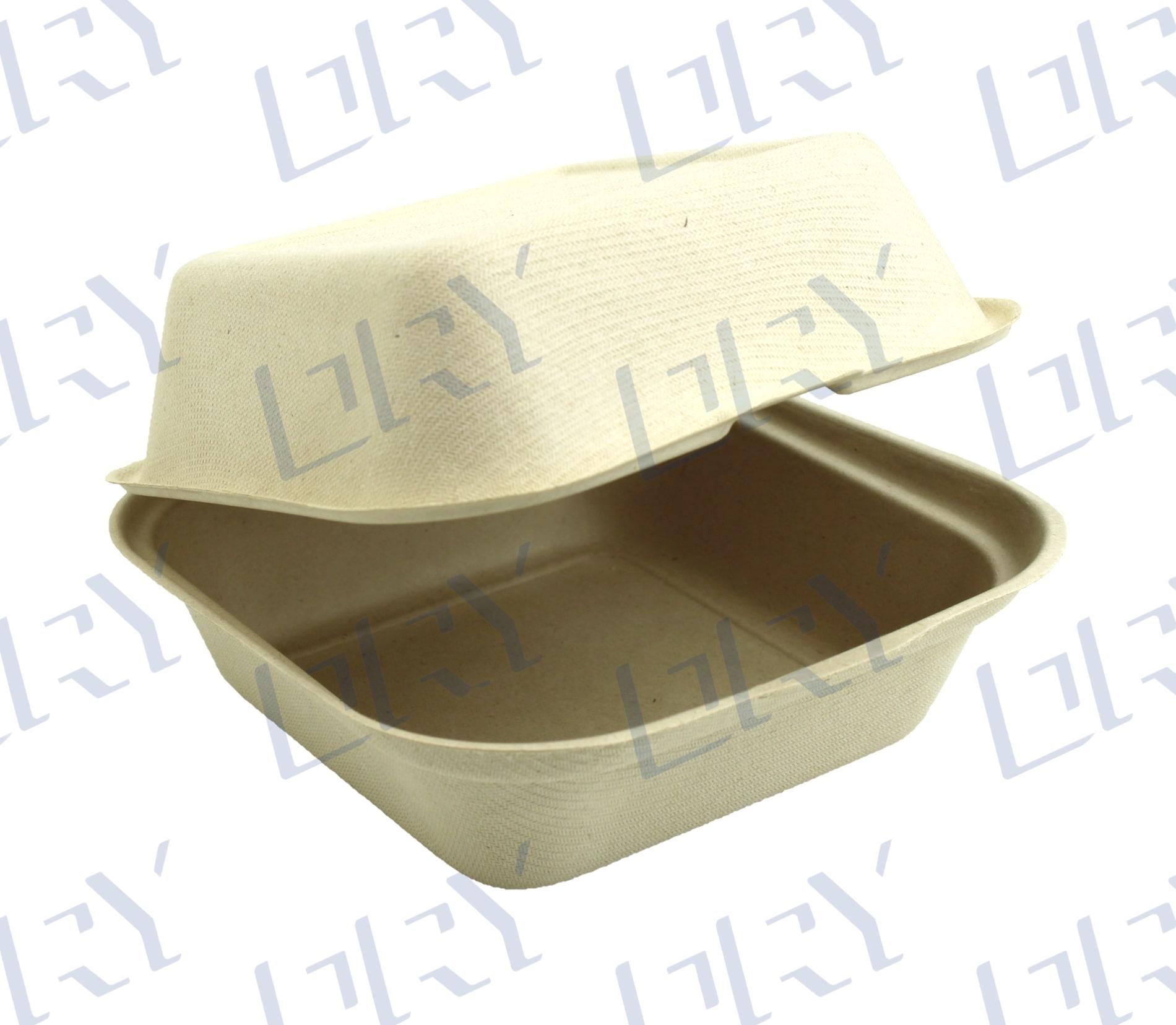 7003664 - DS FIBER HAMBURGERBOX 15x15CM x600open